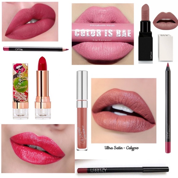 Mixed Other - 7x Ofra Colorpop Realher IBY Lip-stick Liner Set